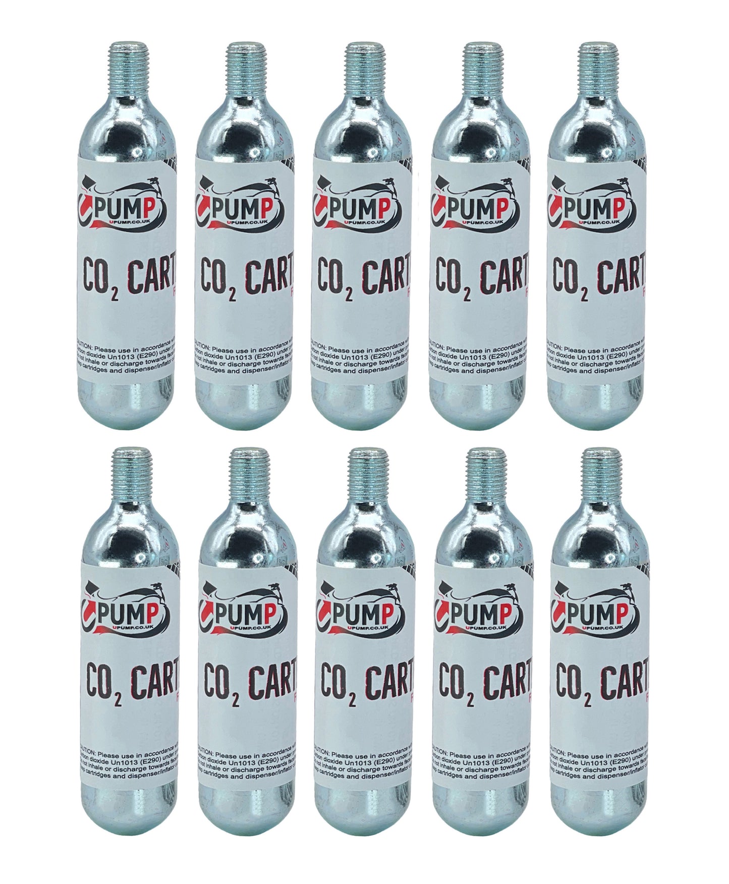 UPUMP CO2 CARTRIDGES 16G THREADED